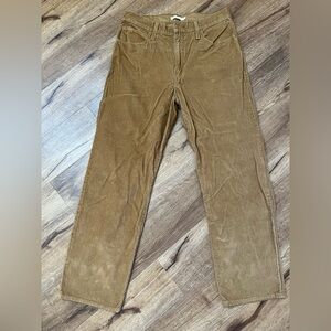 Levi's Men's Brown Corduroy Pants